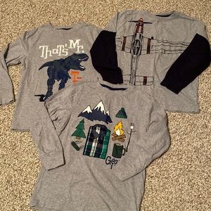 Set of 3 long sleeve Gymboree shirts